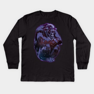 Cosmic Chimp Kids Long Sleeve T-Shirt